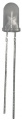 Led White - Led-3mm Frosted White, 3,5v 60° 1000mcd Superhell -rohs-